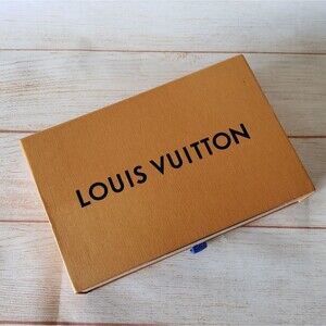 Authentic Louis Vuitton Long Wallet Scarf  Gift Box Orange Black